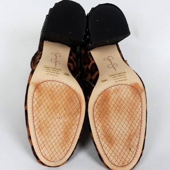 Jessica Simpson Wexton Calf Fur Booties 9.5 39.5 - Picture 8 of 9